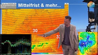 Mittelfrist & mehr: Nach kurzer Wärme frühherbstlich kühl, danach wärmer. Abwärts-Trend Nordmeer.