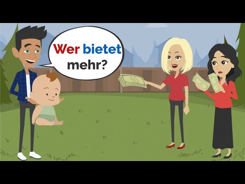 Martin will sein Baby verkaufen  - Deutsch lernen