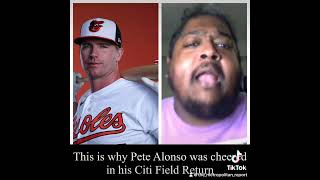 This is why #PeteAlonso was cheered in his #CitiField Return #mets #orioles #mlb