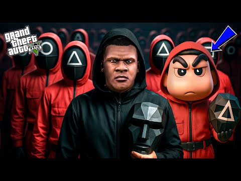 Franklin Save Shinchan In SQUID GAME in GTA 5