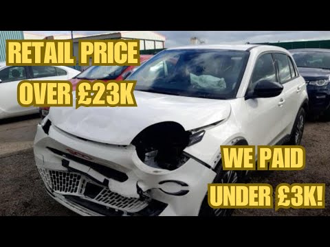 WE BOUGHT A CRASHED 2024 FIAT WORTH £23K FOR UNDER £3K