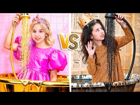 Rich Princess vs Broke Princess Cardboard Makeover