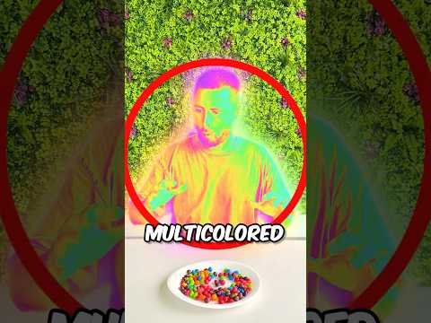 Skittles Turned Him Multicolor