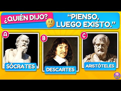 ¿QUIÉN DIJO Estas FRASES Famosas? ¡Adivina Aquí! 🤔🤓 | TEST | QUIZ | TRIVIA