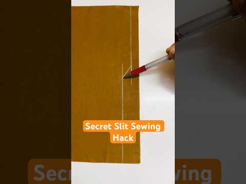 Genius Sleeves Slit Sewing Trick You Need to Try! #sewingtricks #sewing #sewinghacks