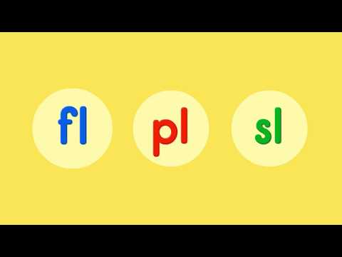 Phonics Chant┃fl · pl · sl ∥ Double Letter Consonants┃Spotlight on One Phonics - YouTube