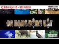 Động vật và Thực vật trong Sinh học