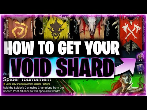 How to DOMINATE Gaellen Pact Spider for VOID SHARD! | RAID Shadow Legends