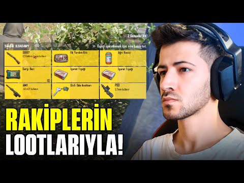 POCHİNKİDE VURDUĞUM RAKİP LOOTLARIYLA WİN ALMAK? Pubg mobile