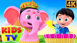 Natkhat Ganesh Pyare Ganesh, नटखट गणेश प्यारे गणेश, Luke and Lily Hindi Rhymes for Babies