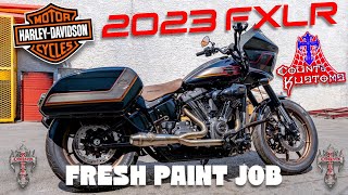 Count’s Kustoms Reveals a 2023 Harley FXLR Paint Job