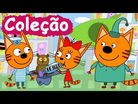 Kid-E-Cats em Portugues | Coleção dos episódios | Desenhos para crianças