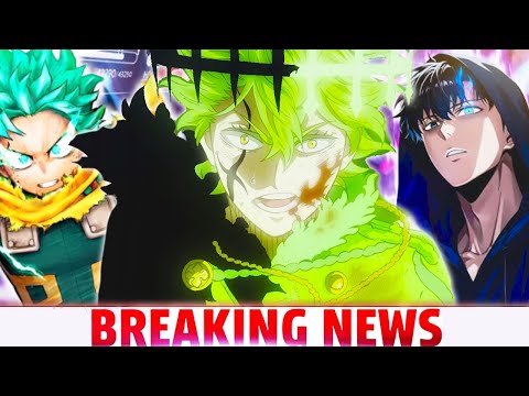 BLACK CLOVER ANIME SEQUEL ANNOUNCED, MHA CREATOR ADDRESSES ENDING AGAIN, SOLO LEVELING SUCCESS WAS..