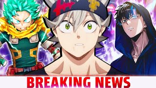 BLACK CLOVER ANIME SEQUEL ANNOUNCED, MHA CREATOR ADDRESSES ENDING AGAIN & MORE!