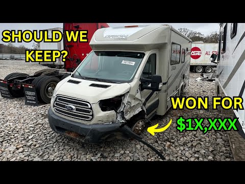 Ivan Wins A Wrecked Orion Coachmen Transit RV Did He Overpay?