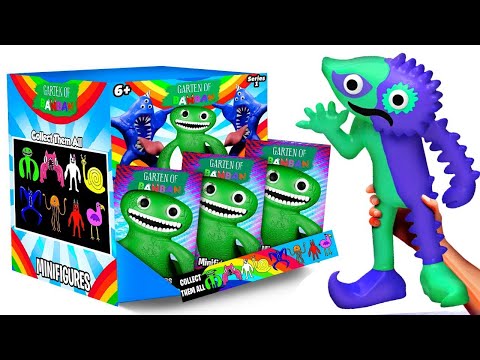 ¡La CAJA MISTERIOSA de Garten of BanBan más grande! 📦💚Minifiguras de Jumbo JOSH, NABNAB y BanBan 0