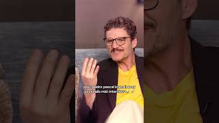 Pedro Pascal loses it over this interviewer's nails💅😭 #shorts
