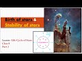 Star Formation and Stability Concepts