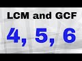 Understanding LCM and GCF