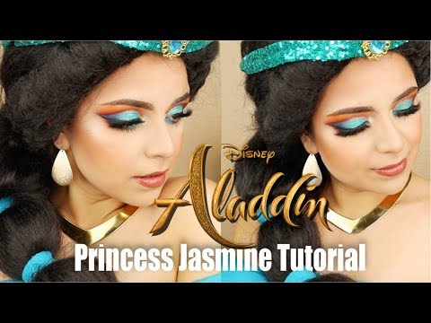 Disney's Aladdin Princess Jasmine Makeup Tutorial...