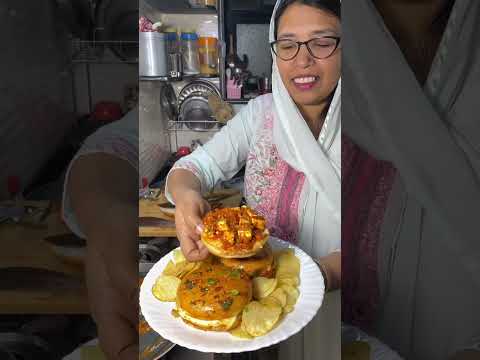 आज पनीर बर्गर घर पर बनाया बाहर से सौ गुना अच्छा बना l Paneer Burger ❤️