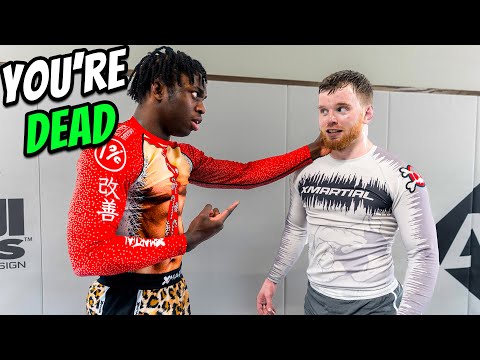 The Cockiest Jiu Jitsu Blue Belt Tried To Fight Me
