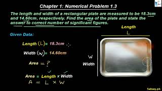 Class 11th | Punjab Board (2025-26) | Chapter 1 | Numerical Problem: 1.3
