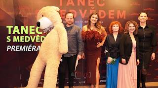 Slavnostní premiéra Tanec s medvědem, kde Kryštof Hádek dostal medvěda