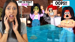 OUR HOUSE FLOODED! *HAD TO EVACUATE* | Roblox Bloxburg Roleplay w/Voice