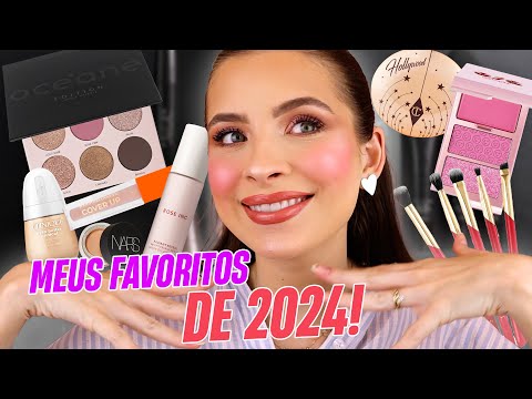 MINHAS MAQUIAGENS FAVORITAS DO ANO DE 2024!!! USEI MUITOOOO!! | FERNANDA TUMAS