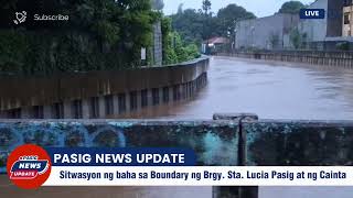 🔴 Sitwasyon ng baha sa Boundary ng Brgy. Sta. Lucia Pasig at ng Cainta | July 22, 2025