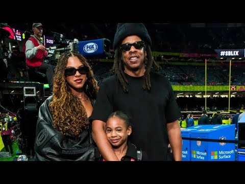 Jay Z, Blue Ivy, Rumi @ The Super Bowl Games 2025 🏈🇺🇸✨️✨️