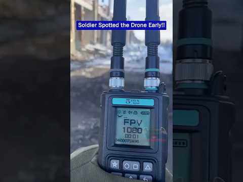 Close Call! Russian Soldier Detected the Drone Signal Before Attack!!