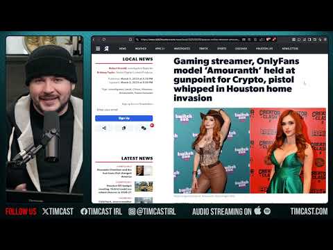 Amouranth BEATEN In Home Invasion, MAY QUIT Streaming After Men Tried Stealing $20M In Bitcoin