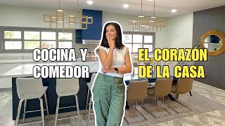 Unimos la cocina y el comedor para crear ¡El corazón de la casa!