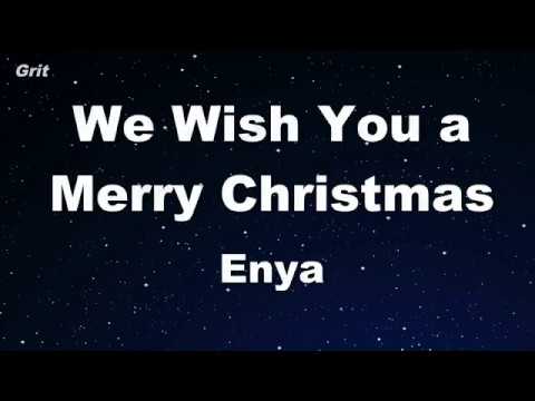 Karaoke♬ We Wish You a Merry Christmas – Enya 【No Guide Melody】 Instrumental