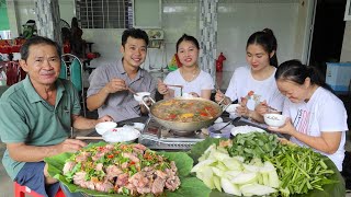 V461. Cá Đuối Nấu Mẻ - Lần đầu ăn cá đuối và nhúng lá bạc hà cảm giác thật lạ