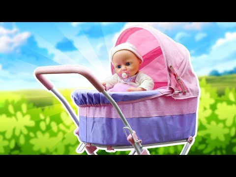 🚼🛍️ Armamos un Cochecito Nuevo para la muñeca Bebé Annabelle | Juguetes para Bebés