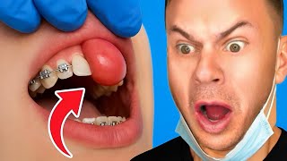 Real Dentist Reacts to Internet's Craziest Dental Videos