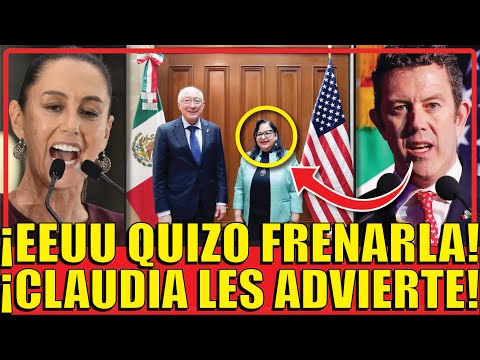 ⚠️DURO GOLPE CONTRA EEUU🚨 QUISIERON FRENAR REFORMA! CLAUDIA LES HACE FUERTE ADVERTENCIA! MEXICO GANÓ