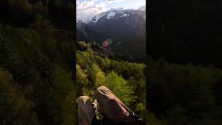 Stunning Speedflying Views over Alps 🎬 Gabriel Molitor #Shorts #SpeedFlying