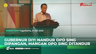 Hadiri Rakordal Triwulan II 2025, Mentan Amran Apresiasi Lumbung Mataraman