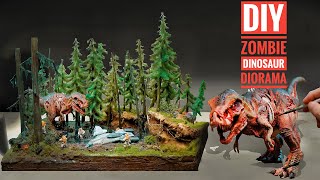 Zombie Dinosaur Diorama: Ultimate Showdown That Makes Aliens Fight for Survival