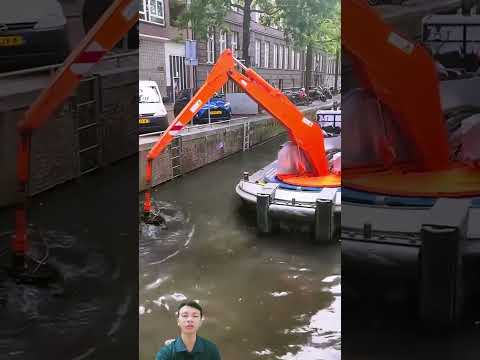 Vớt xe đạp dưới kênh - Retrieve a bicycle from the canal #foryou #viral #trending