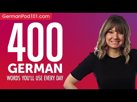 400 German Words You'll Use Every Day - Basic Vocabulary #80