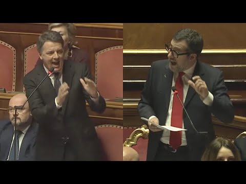 RENZI RISPONDE A SALVINI IN SENATO SUL CAOS TRENI