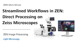 Streamlined Workflows in ZEN: Direct Processing on Zeiss Microscopes | ZMCC Live Demo | Episode 38