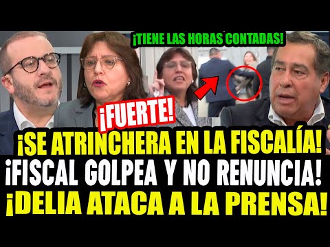 ¡DELIA DESATA EL CAOS! AGREDE A PERIODISTA Y SE ATRINCHERA EN LA FISCALÍA COMO DICTADORA