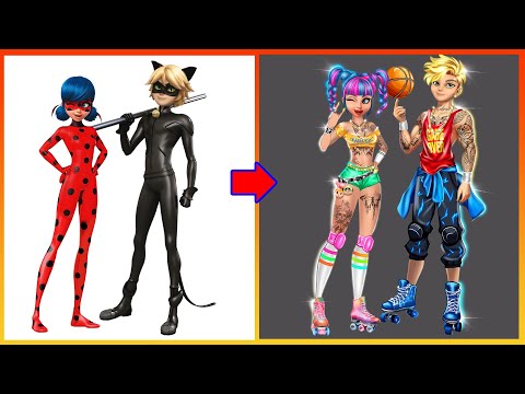 MIRACULOUS Ladybug, Catnoir Gets a BAD Boy Makeover - Miraculous Transformation