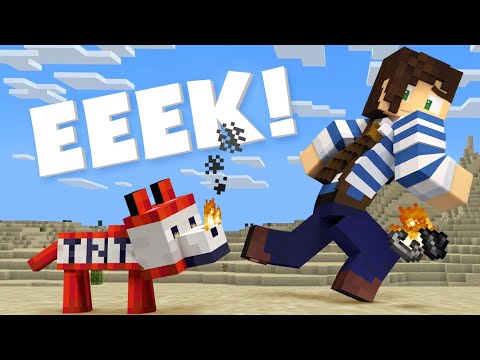 I made an adorable TNT wolf! | Mystic Wolves